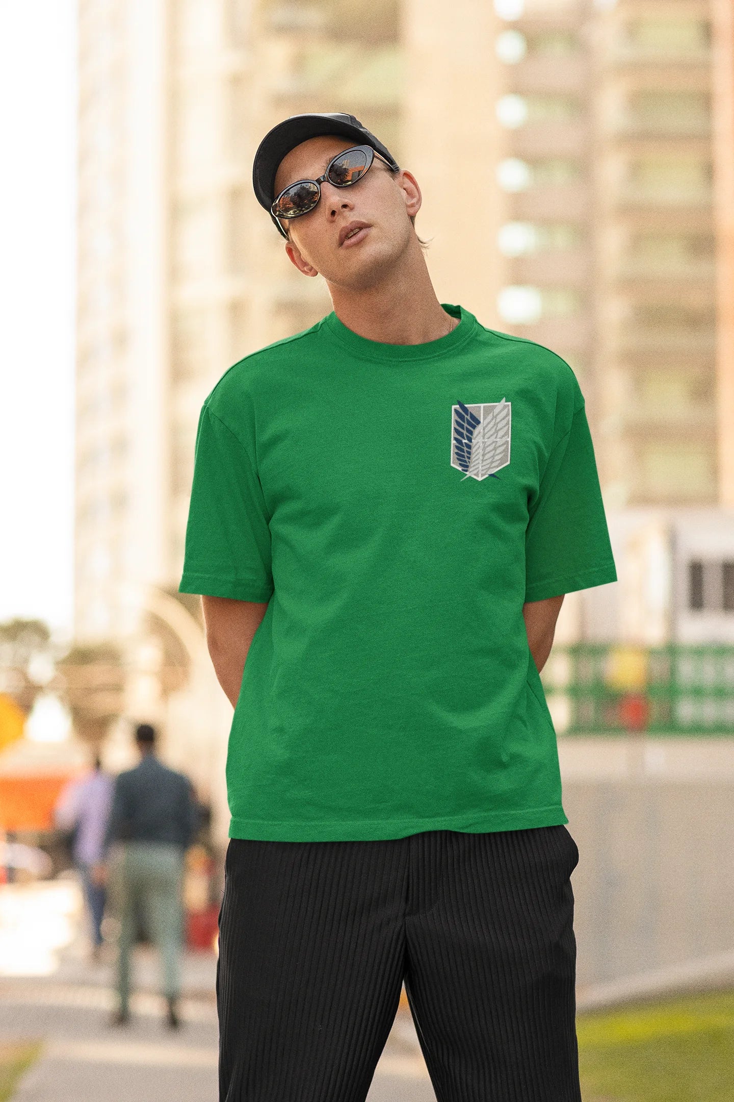 Attack on Titan | Dropped Sleeve Unisex Tee | Broke Memers