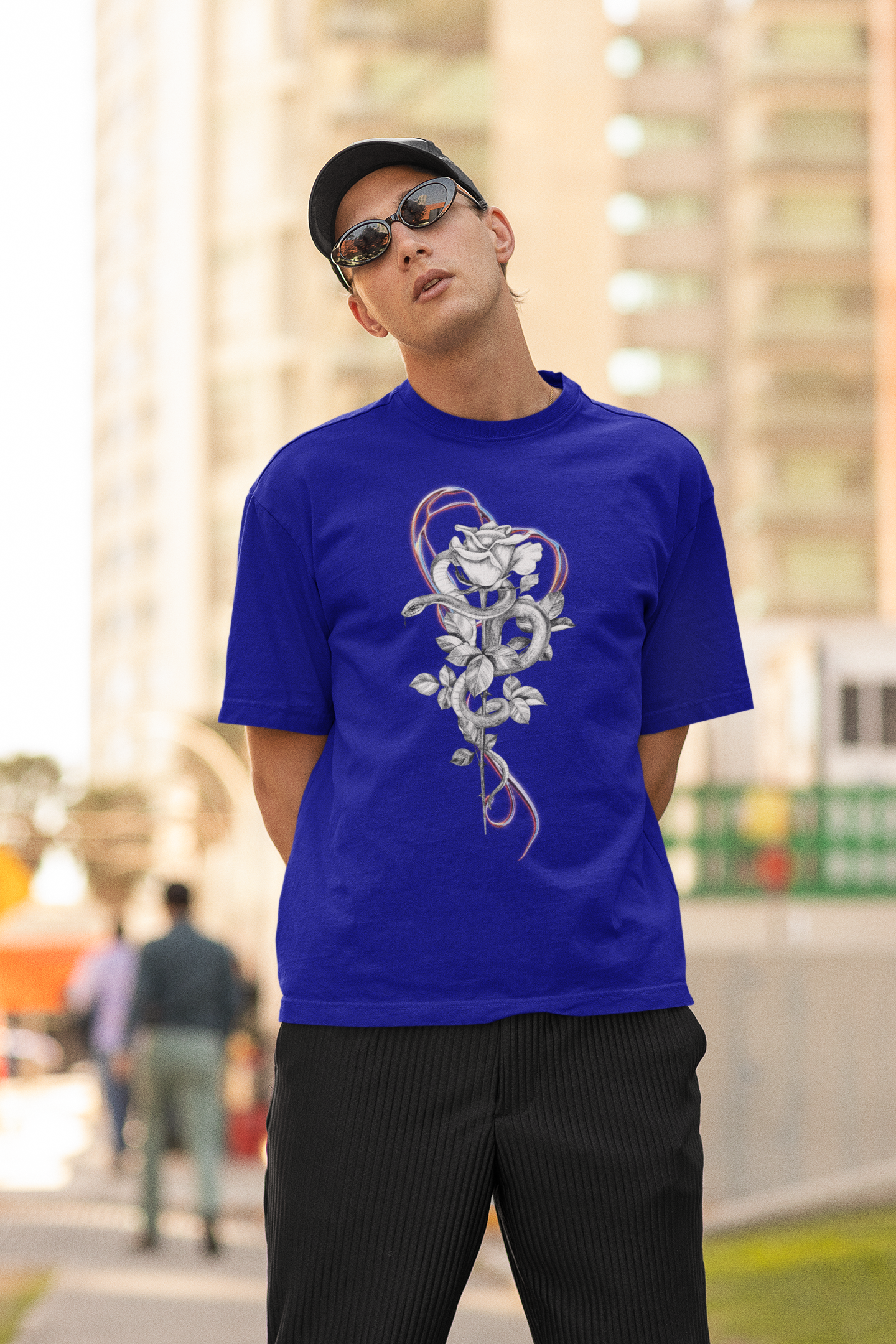 Serpentine | Dropped Sleeve Unisex T-Shirt