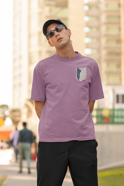 Attack on Titan | Dropped Sleeve Unisex Tee | Broke Memers
