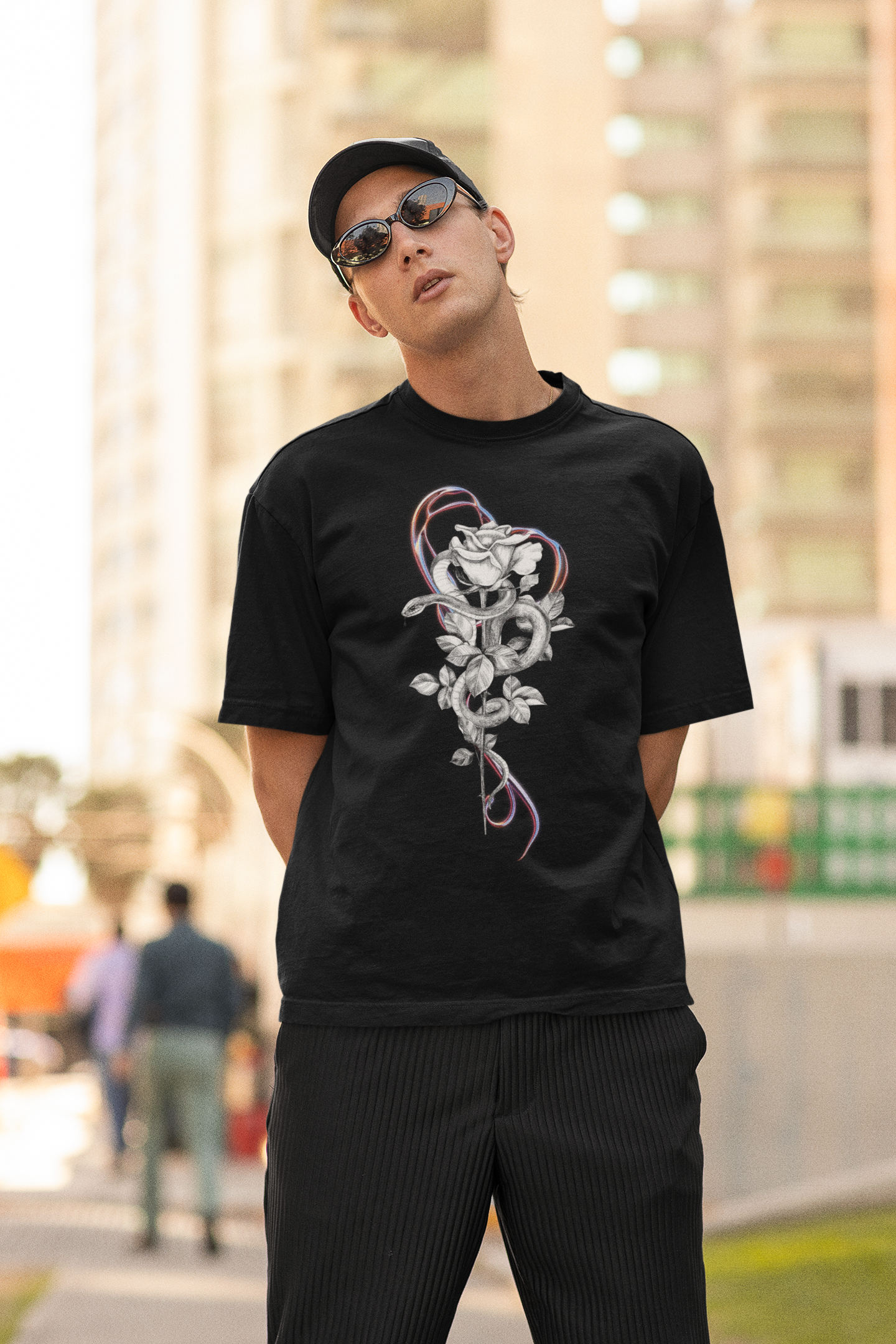 Serpentine | Dropped Sleeve Unisex T-Shirt