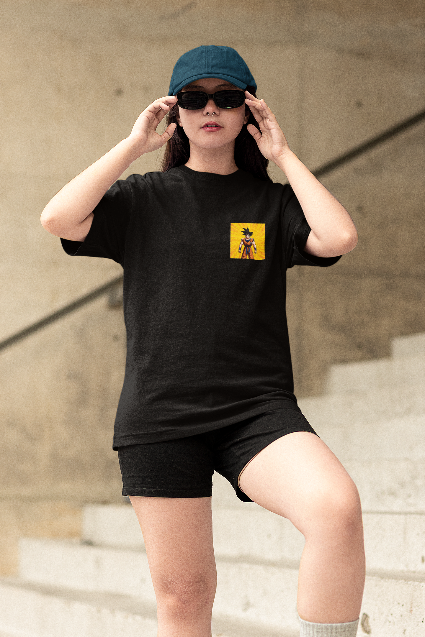 Powerful Goku | Dragon Ball Z | Dropped Sleeve Unisex Tee | Broke Memers