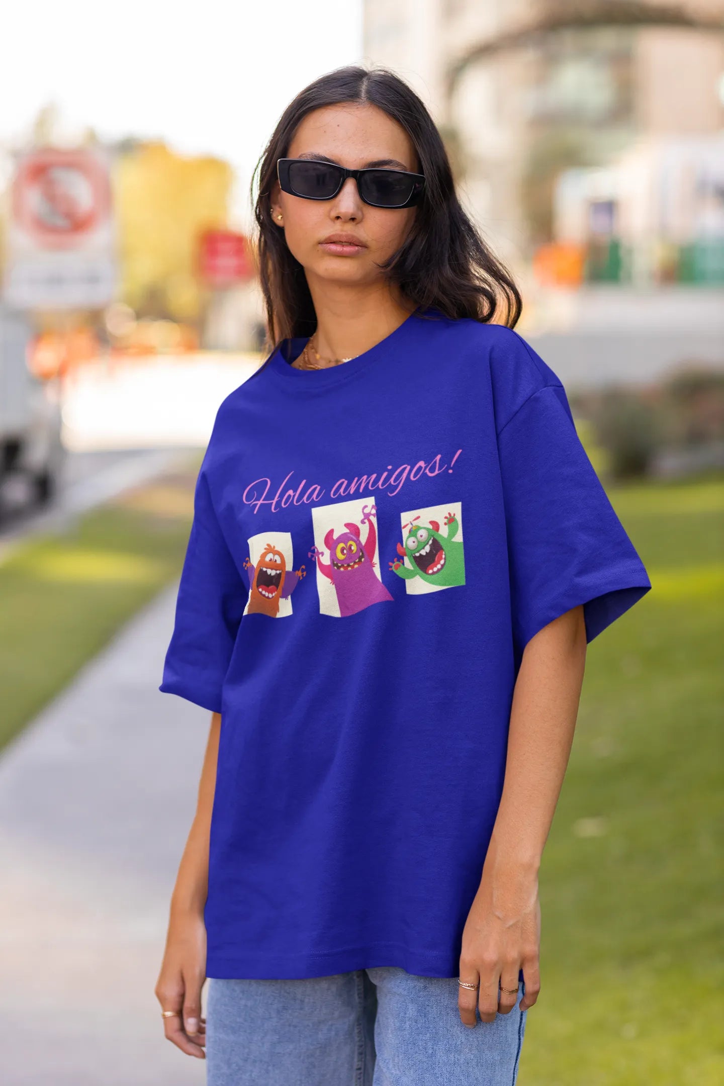 Hola Amigos |Disney | Dropped Sleeve Unisex Tee