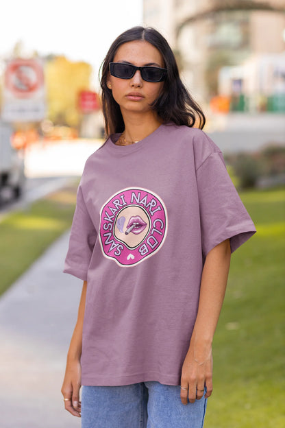 Sanskari Nari | Womaniya | Dropped Sleeve Unisex Tee