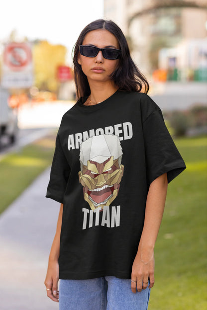 Armored Titan | Attack on Titan | Anime | Dropped Sleeve Unisex Tee