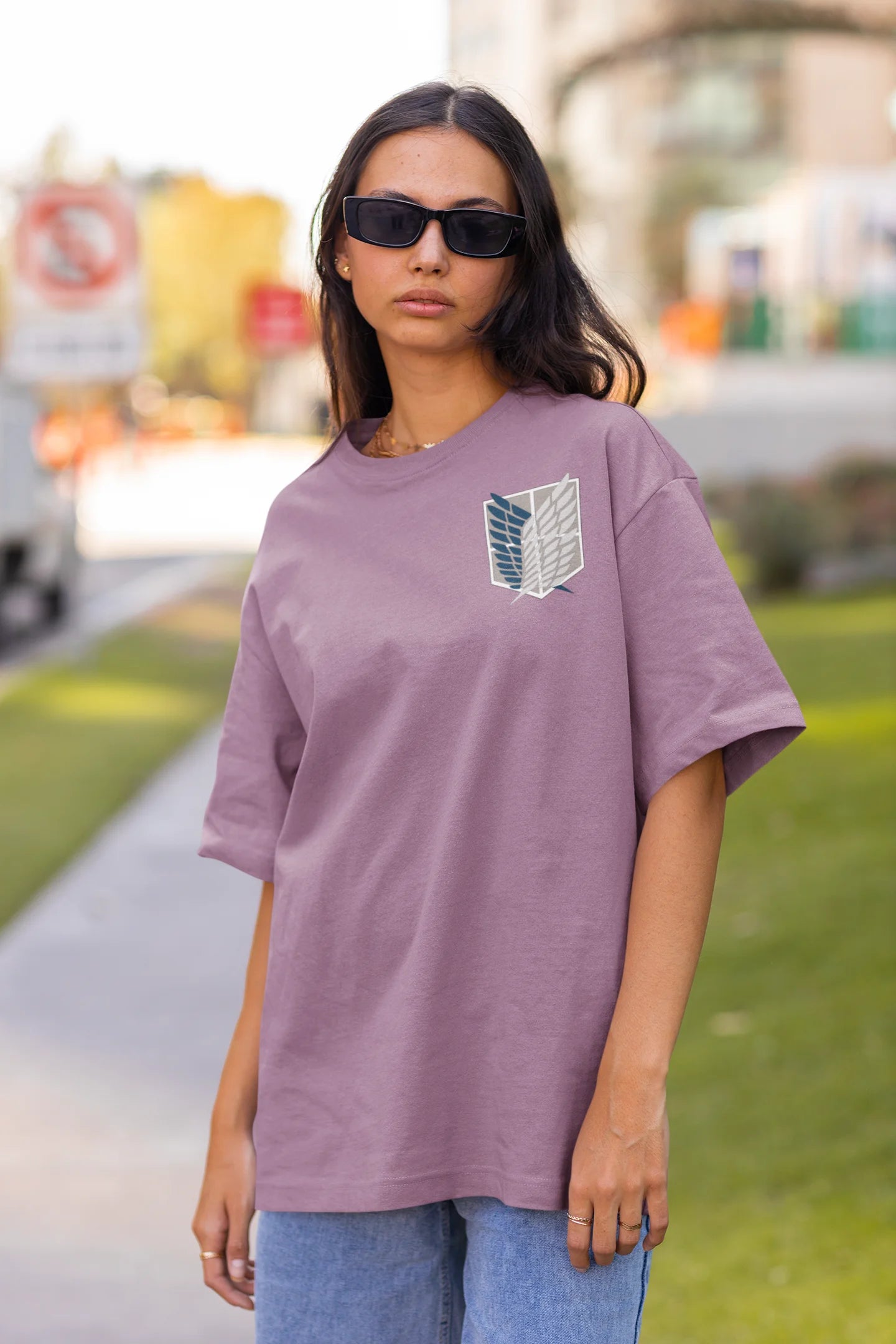 Attack on Titan | Oversized Half Sleeve Unisex Tee | Broke Memers