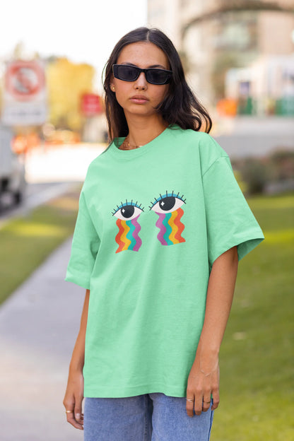 Let it go | Premium Oversized Half Sleeve Unisex T-Shirt