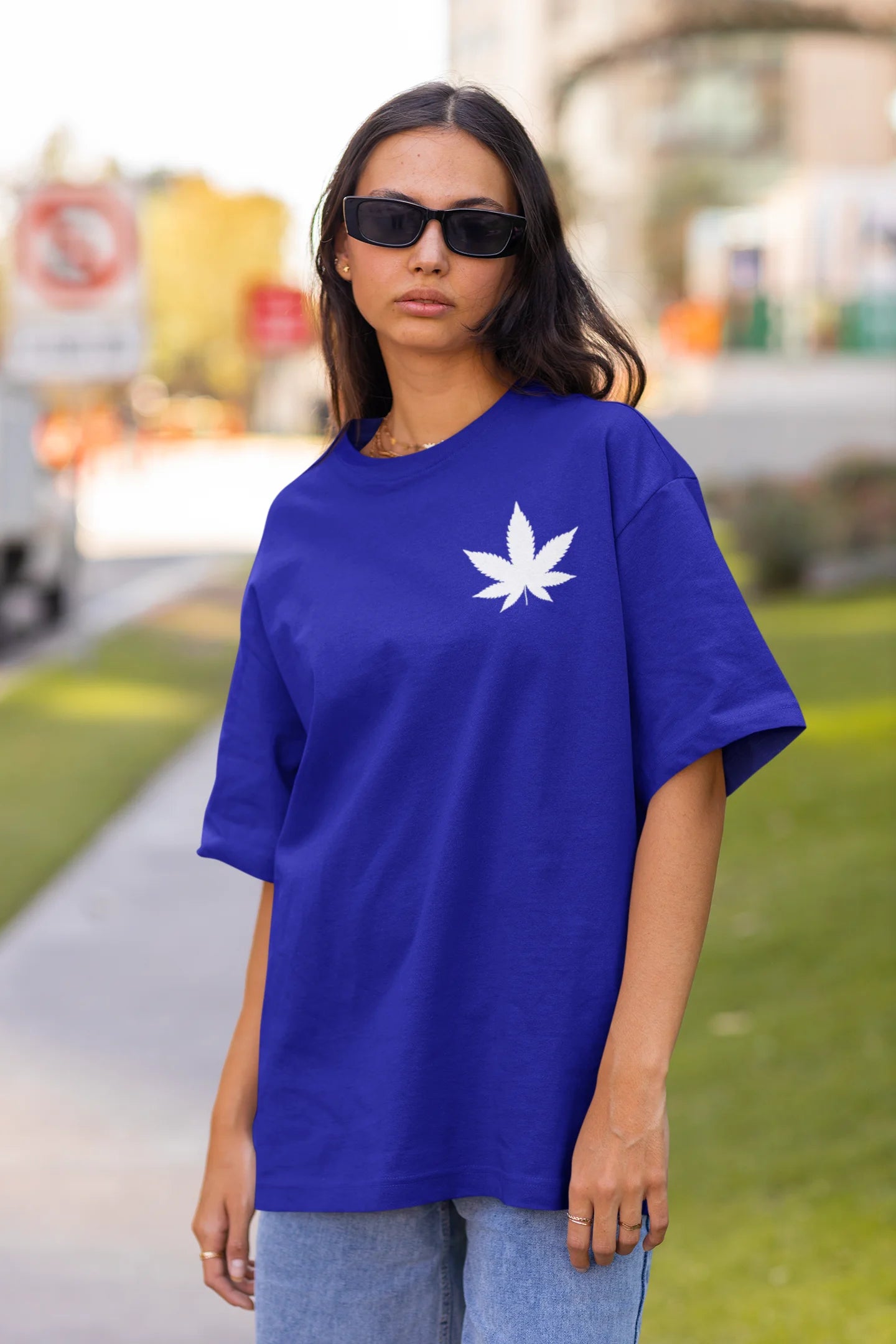 Green leaf | Premium Oversized Half Sleeve Unisex T-Shirt