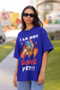 Load image into Gallery viewer, I am not done yet | Oversized Half Sleeve Unisex Tee | Broke Memers