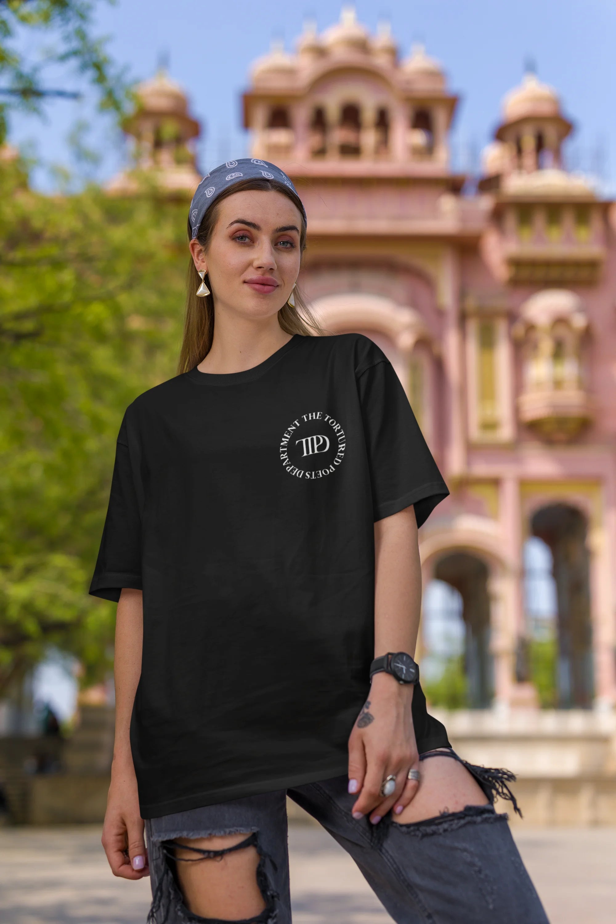 TTPD Badge | T.S | TTPD |  Oversized  Unisex T-Shirt