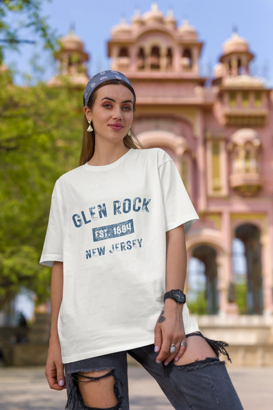Glen Rock  | Retro Theme | Dropped Sleeve Unisex Tee