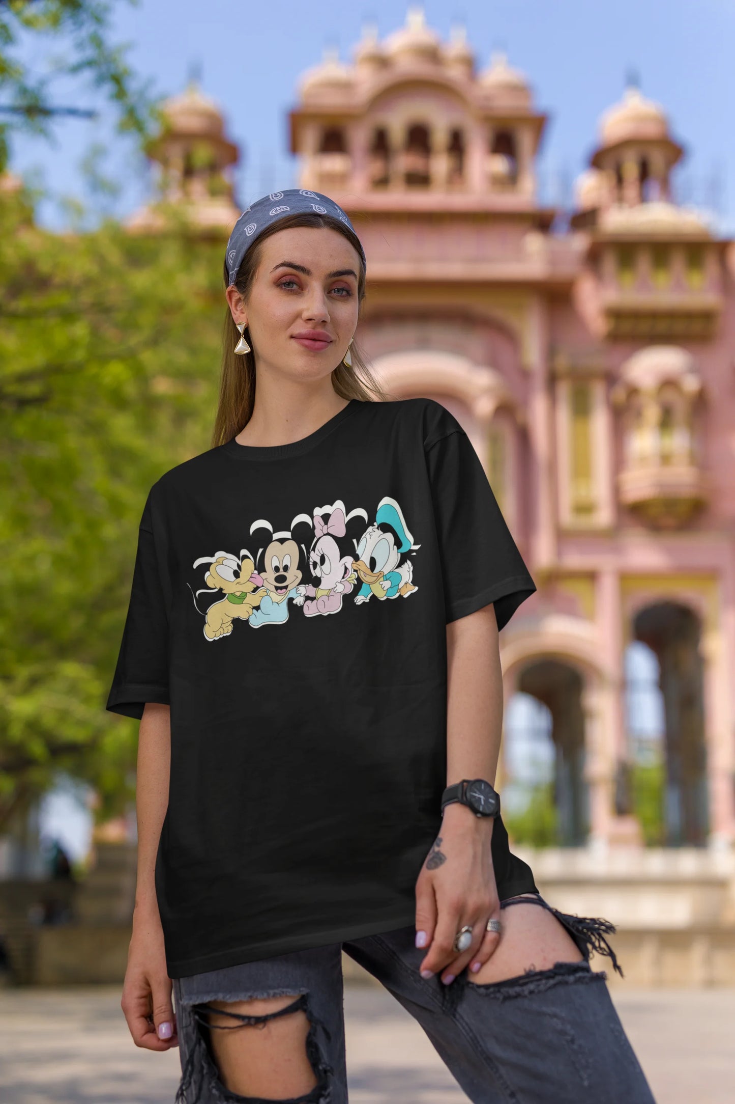 Clubhouse Gang | Disney | Dropped Sleeve Unisex Tee
