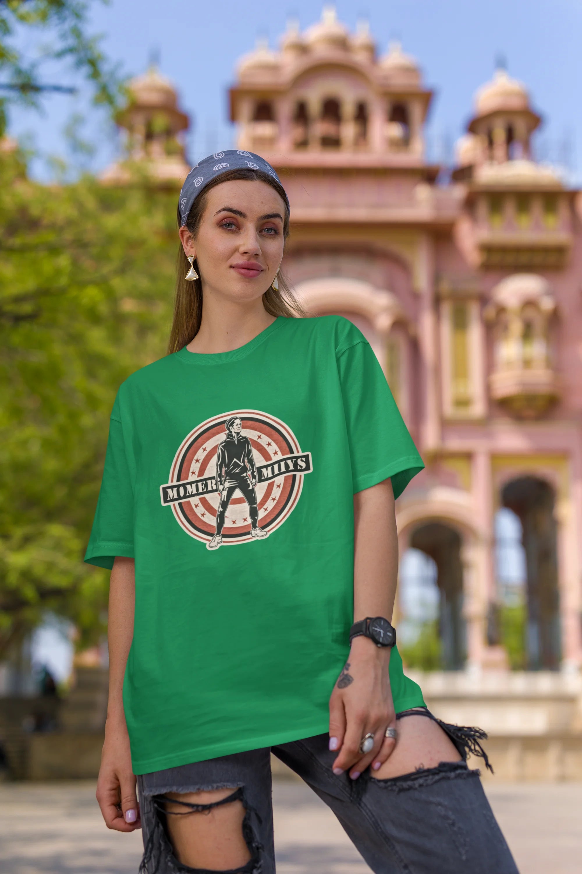 Momer Miiys | Retro Theme | Premium Oversized Half Sleeve Unisex T-Shirt