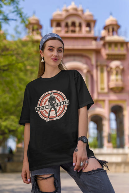 Momer Miiys | Retro Theme | Dropped Sleeve Unisex Tee