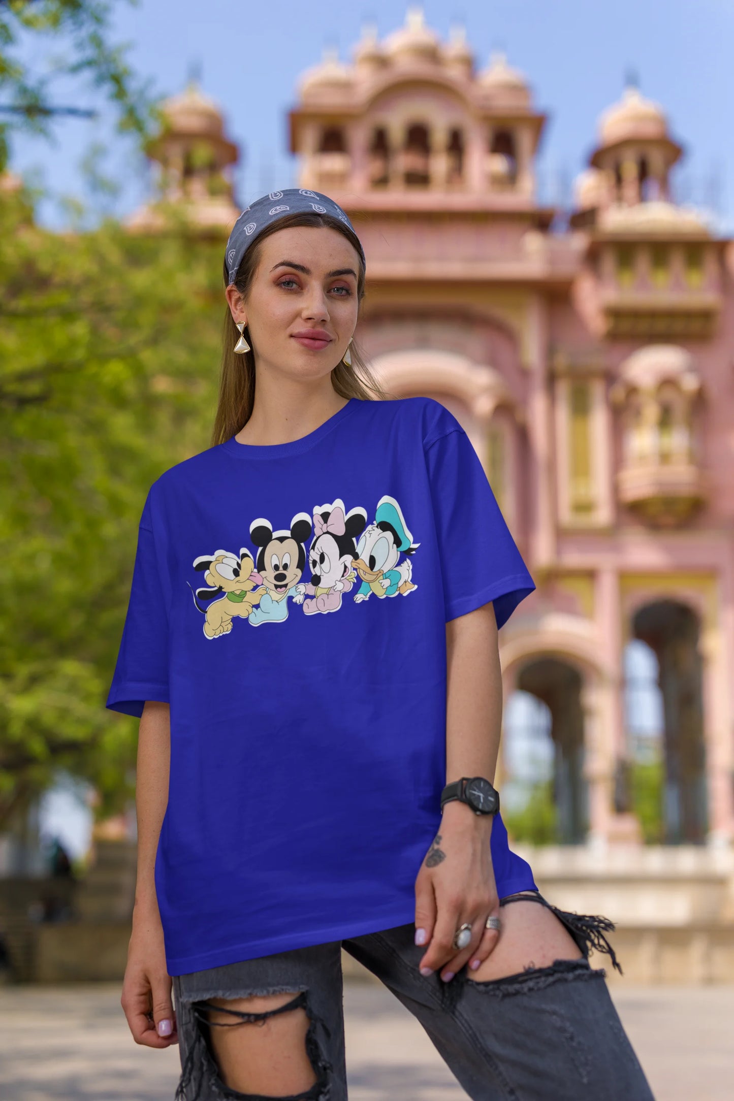 Clubhouse Gang | Disney | Dropped Sleeve Unisex Tee