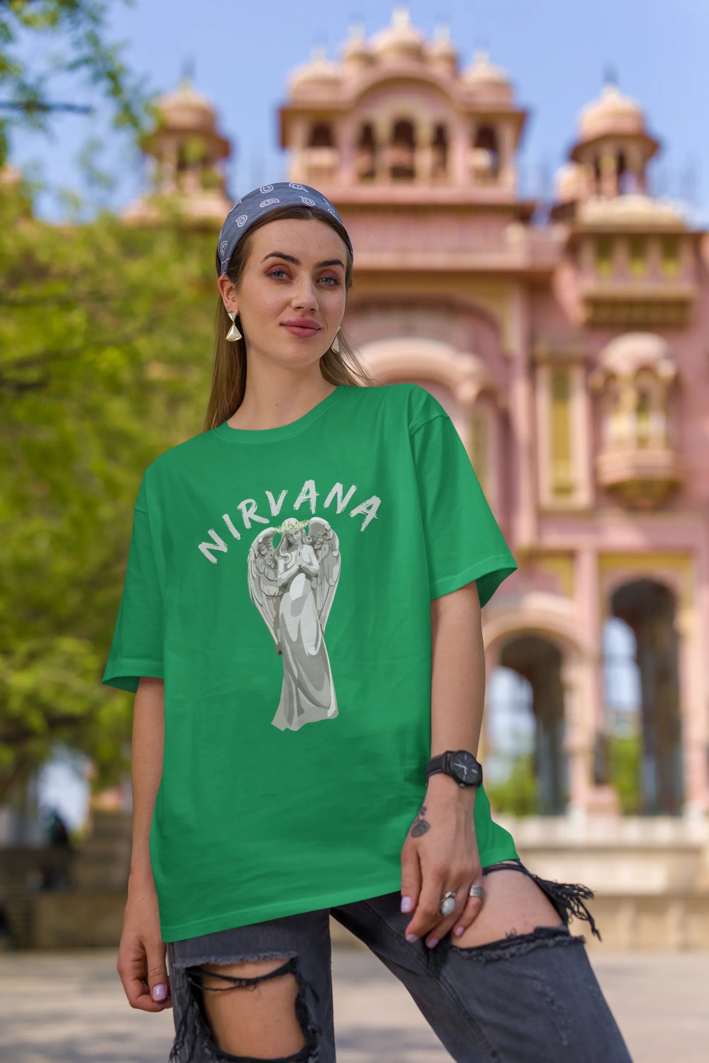 Nirvana | Dropped Sleeve Unisex Tee
