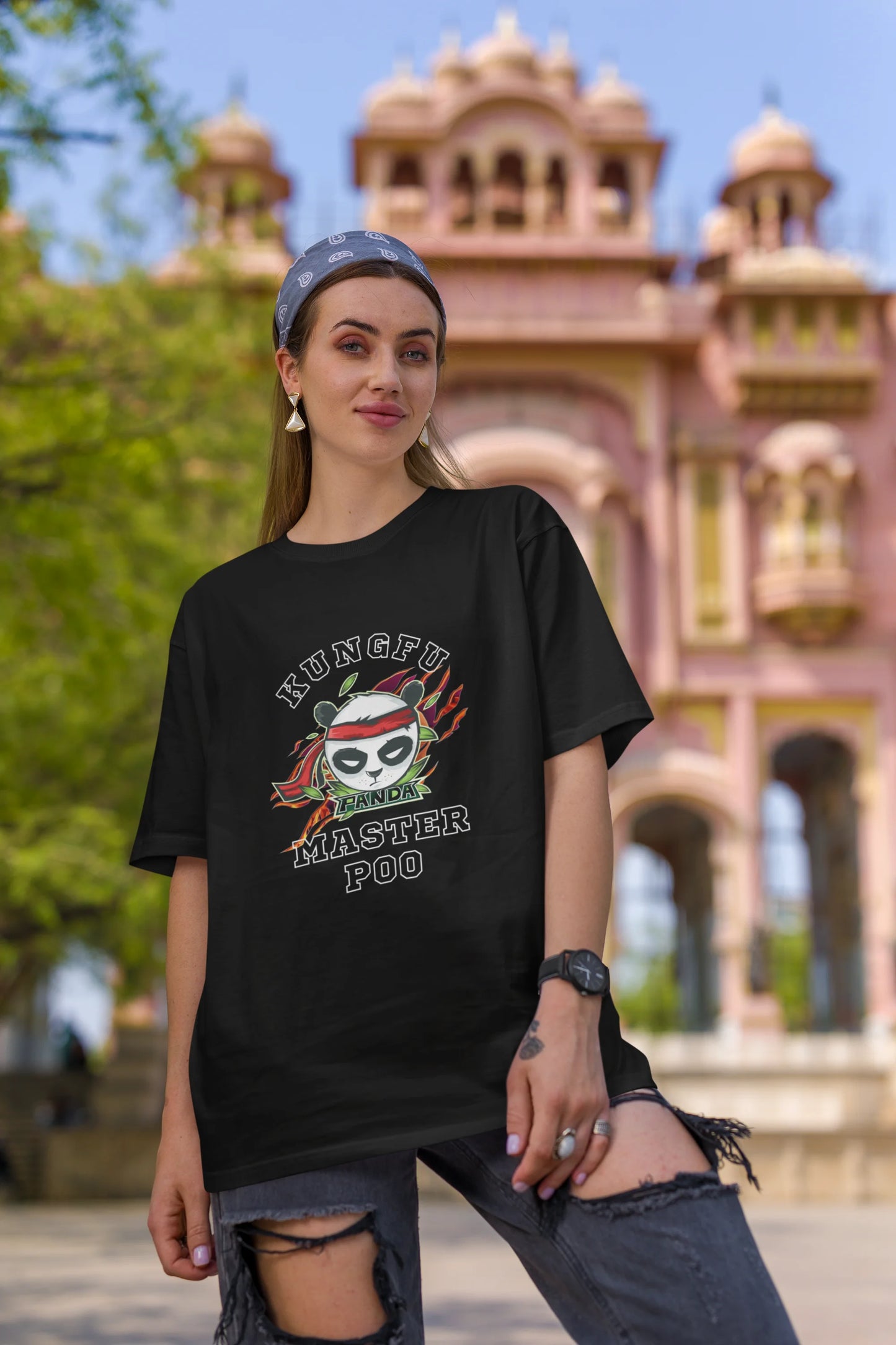 Master Poo | Kung Fu Panda | Dropped Sleeve Unisex Tee