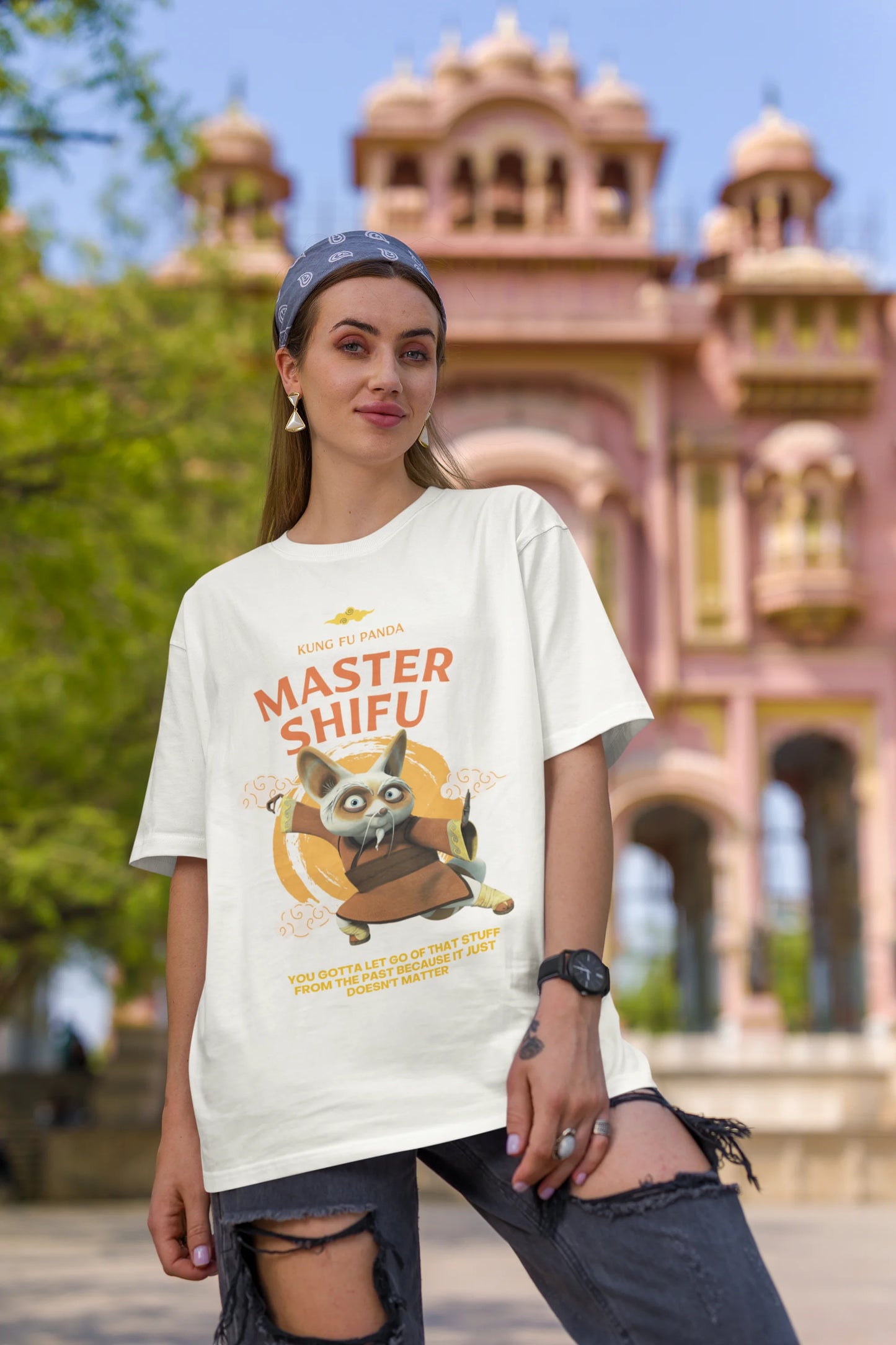 Master Shifu | Kung Fu Panda | Dropped Sleeve Unisex Tee