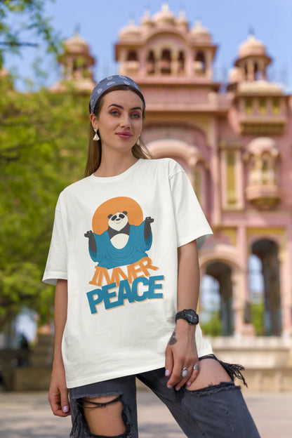 Inner Peace | Kung Fu Panda | Dropped Sleeve Unisex T-Shirt