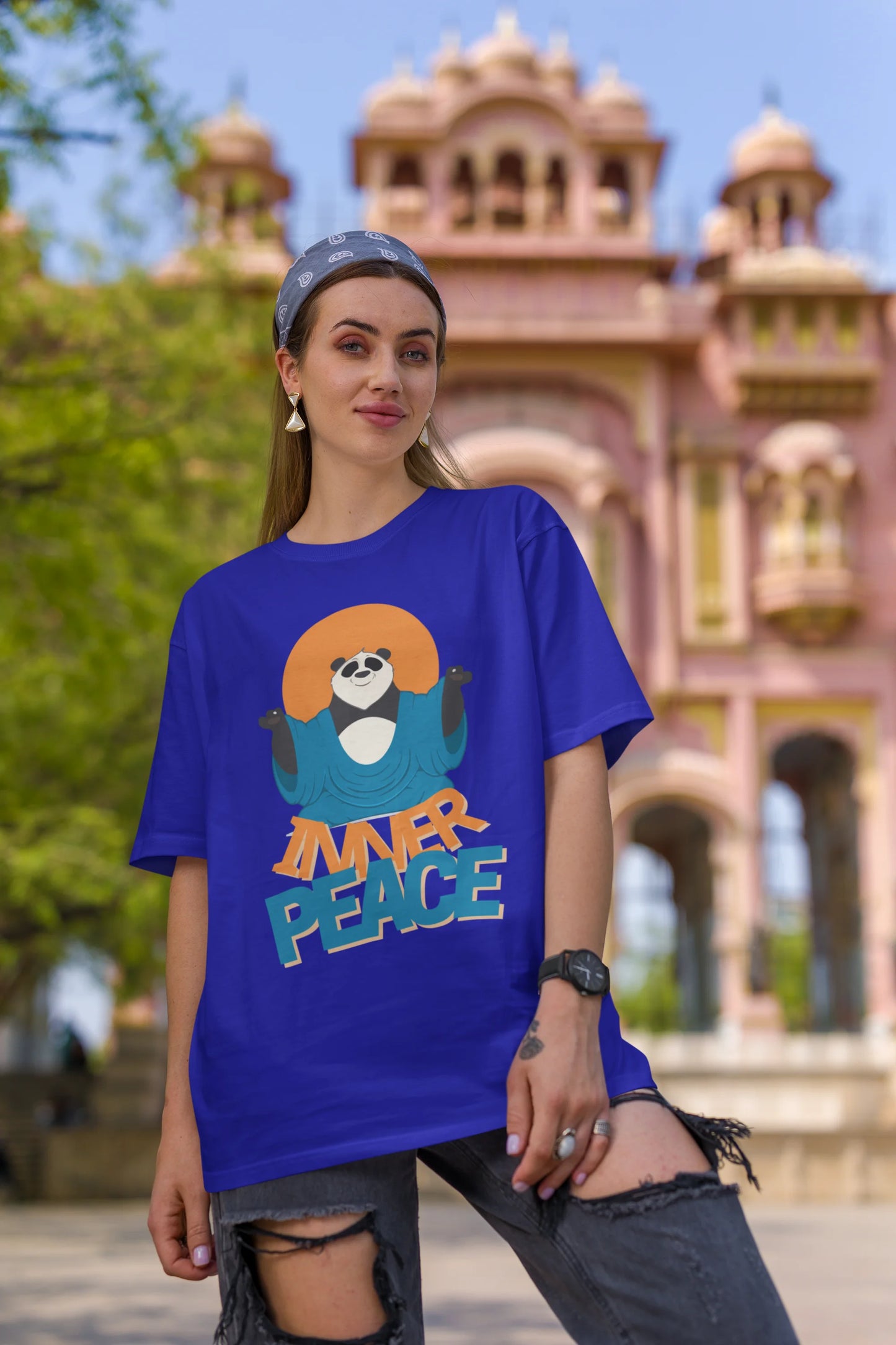 Inner Peace | Kung Fu Panda | Dropped Sleeve Unisex T-Shirt