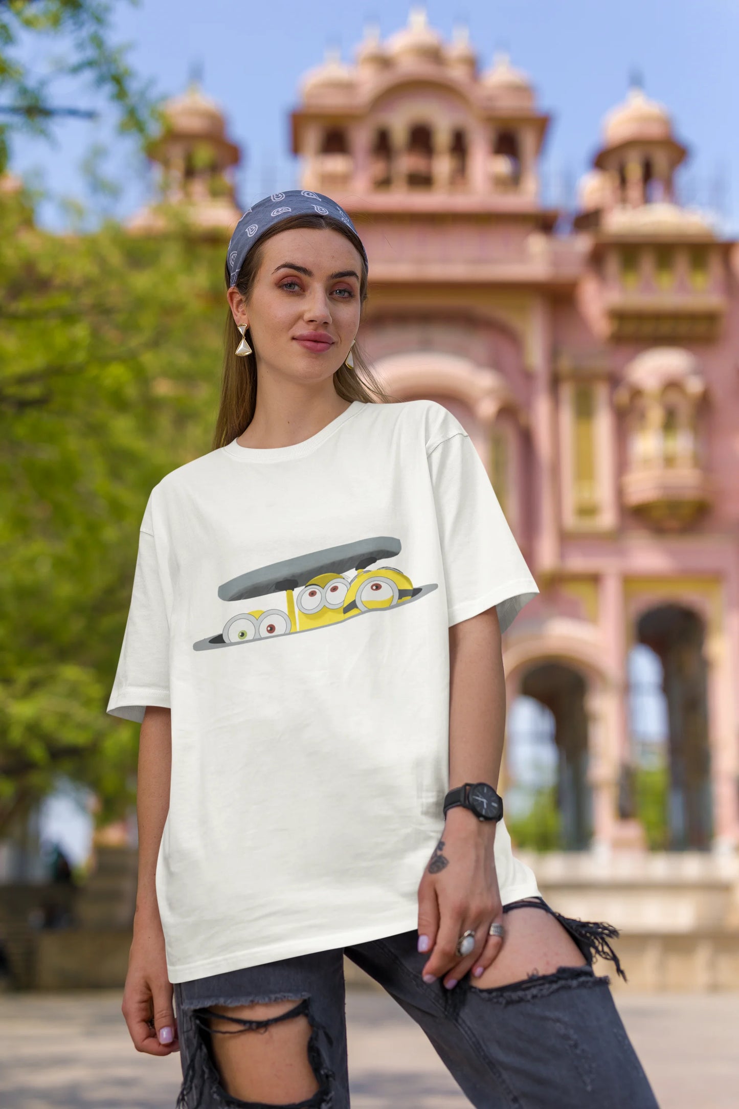 Minions | Disney | Dropped Sleeve Unisex Tee