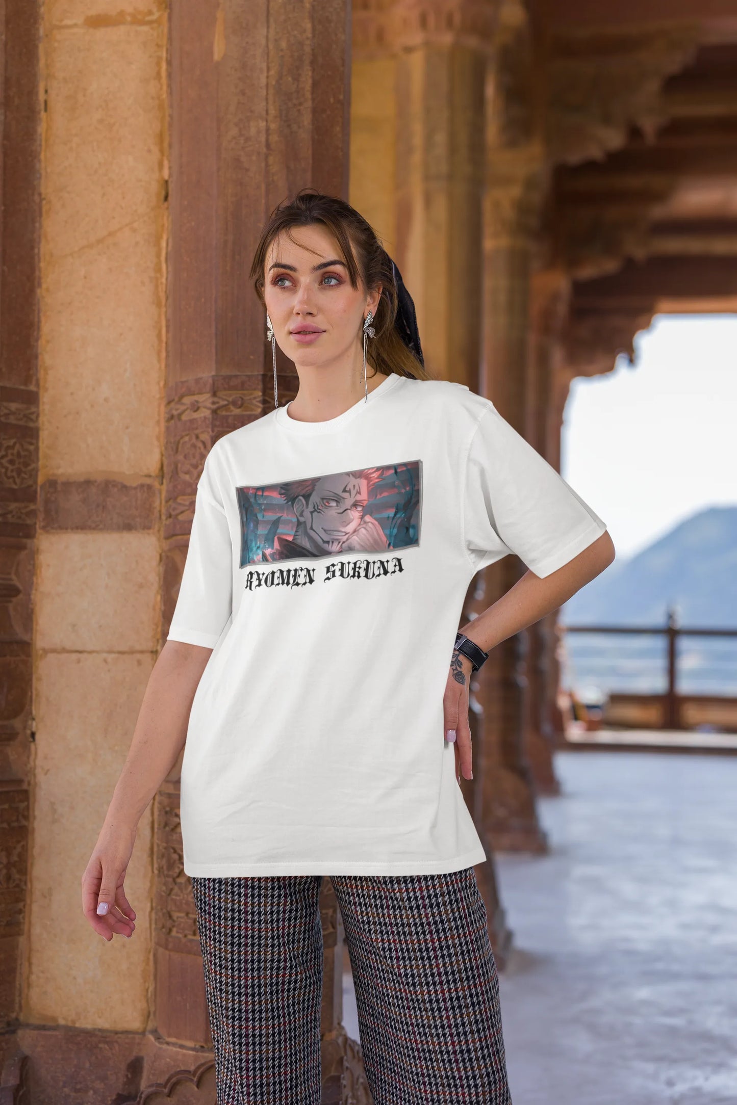 Ryomen Sukuna | Anime | Dropped Sleeve Unisex Tee  | Broke Memers