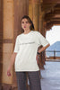 Less stuff more happiness | Minimalist | Premium Oversized Half Sleeve Unisex T-Shirt