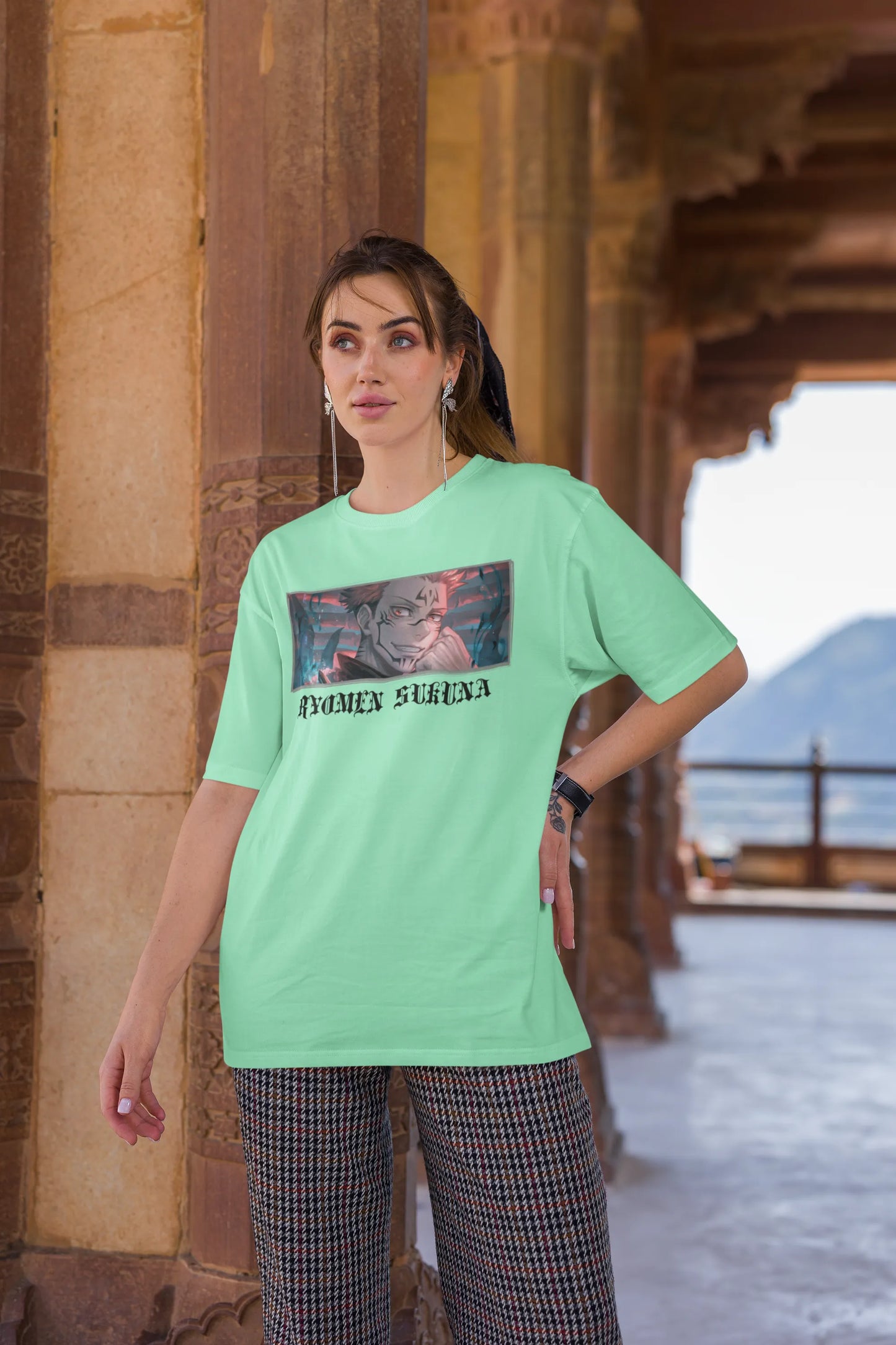 Ryomen Sukuna | Anime | Dropped Sleeve Unisex Tee  | Broke Memers