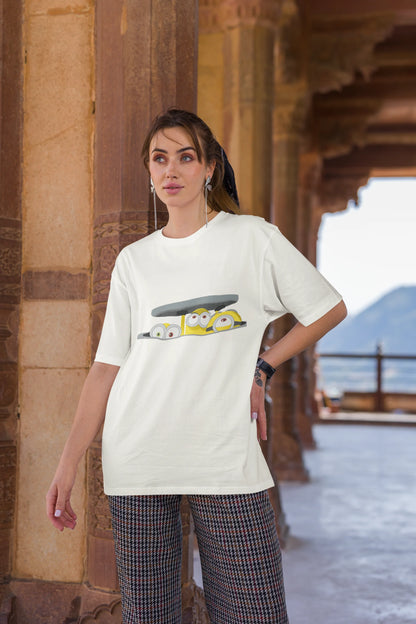 Minions | Disney | Dropped Sleeve Unisex Tee