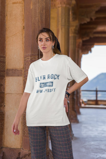 Glen Rock  | Retro Theme | Dropped Sleeve Unisex Tee