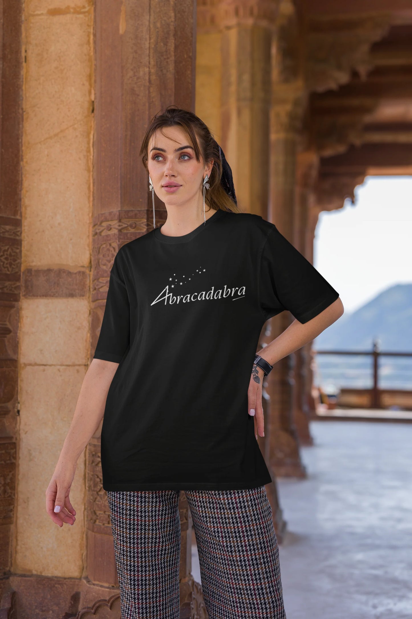 Abracadabra | Minimalist | Dropped Sleeve Unisex Tee