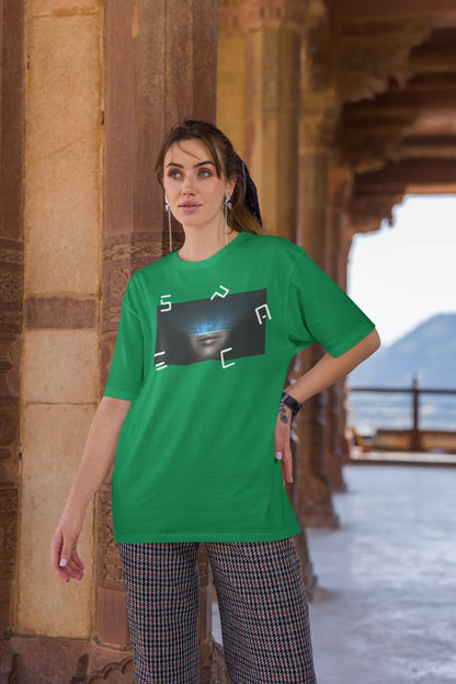 Brain Universe | Space Vogue | Dropped Sleeve Unisex Tee