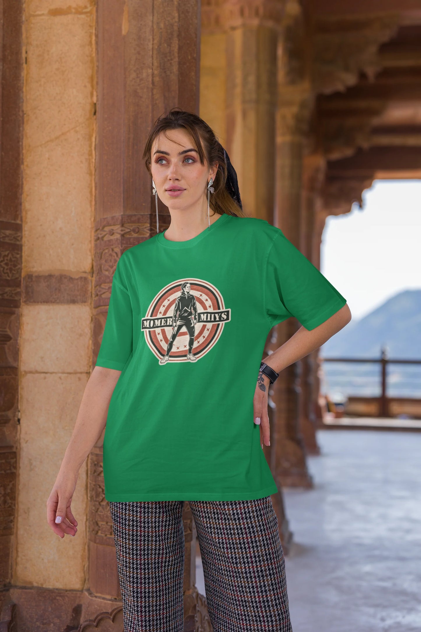 Momer Miiys | Retro Theme | Dropped Sleeve Unisex Tee