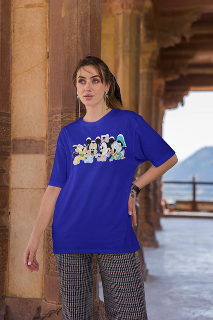 Clubhouse Gang | Disney | Dropped Sleeve Unisex Tee