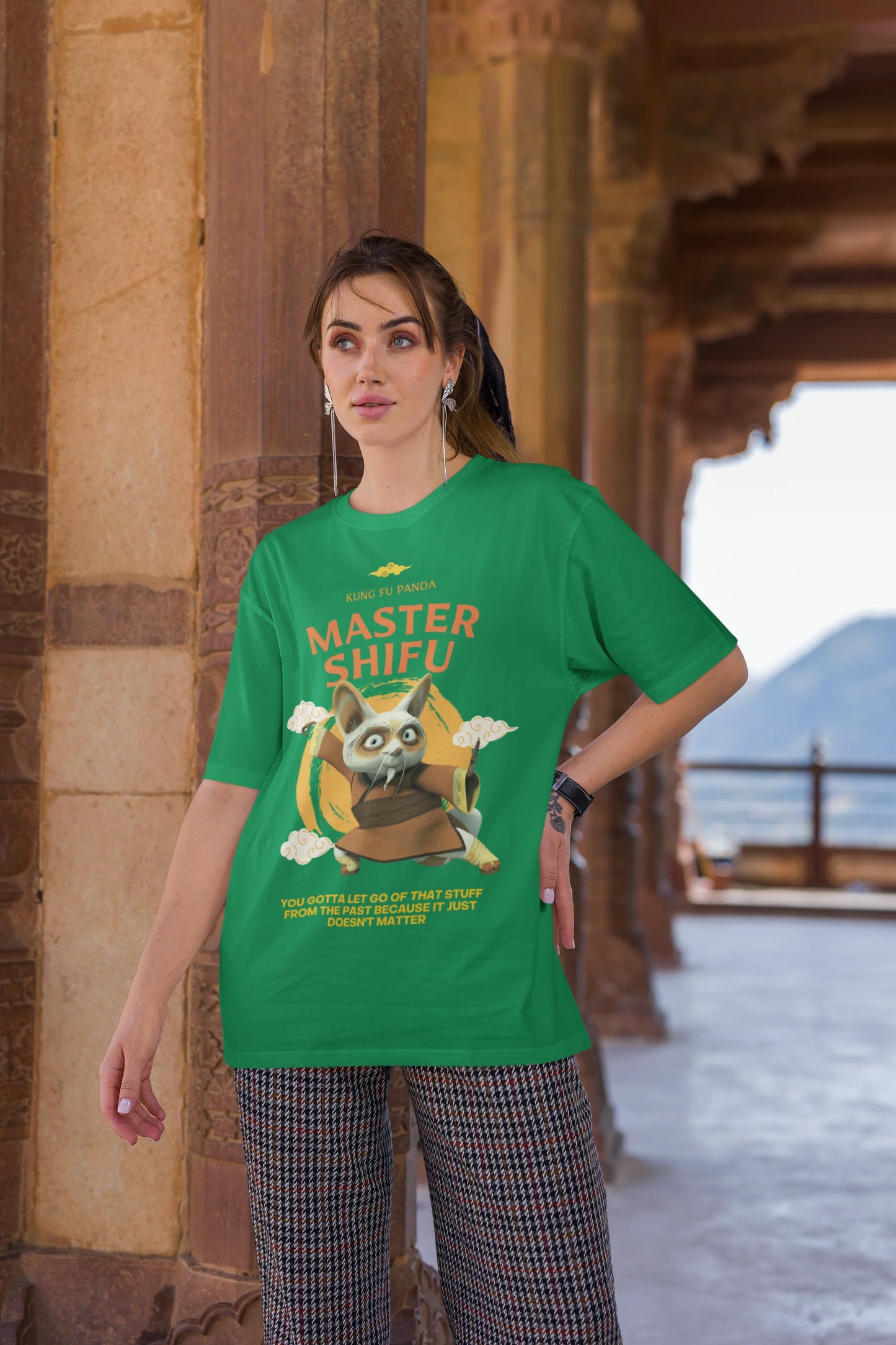 Master Shifu | Kung Fu Panda | Dropped Sleeve Unisex Tee