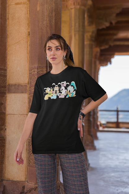 Clubhouse Gang | Disney | Dropped Sleeve Unisex Tee