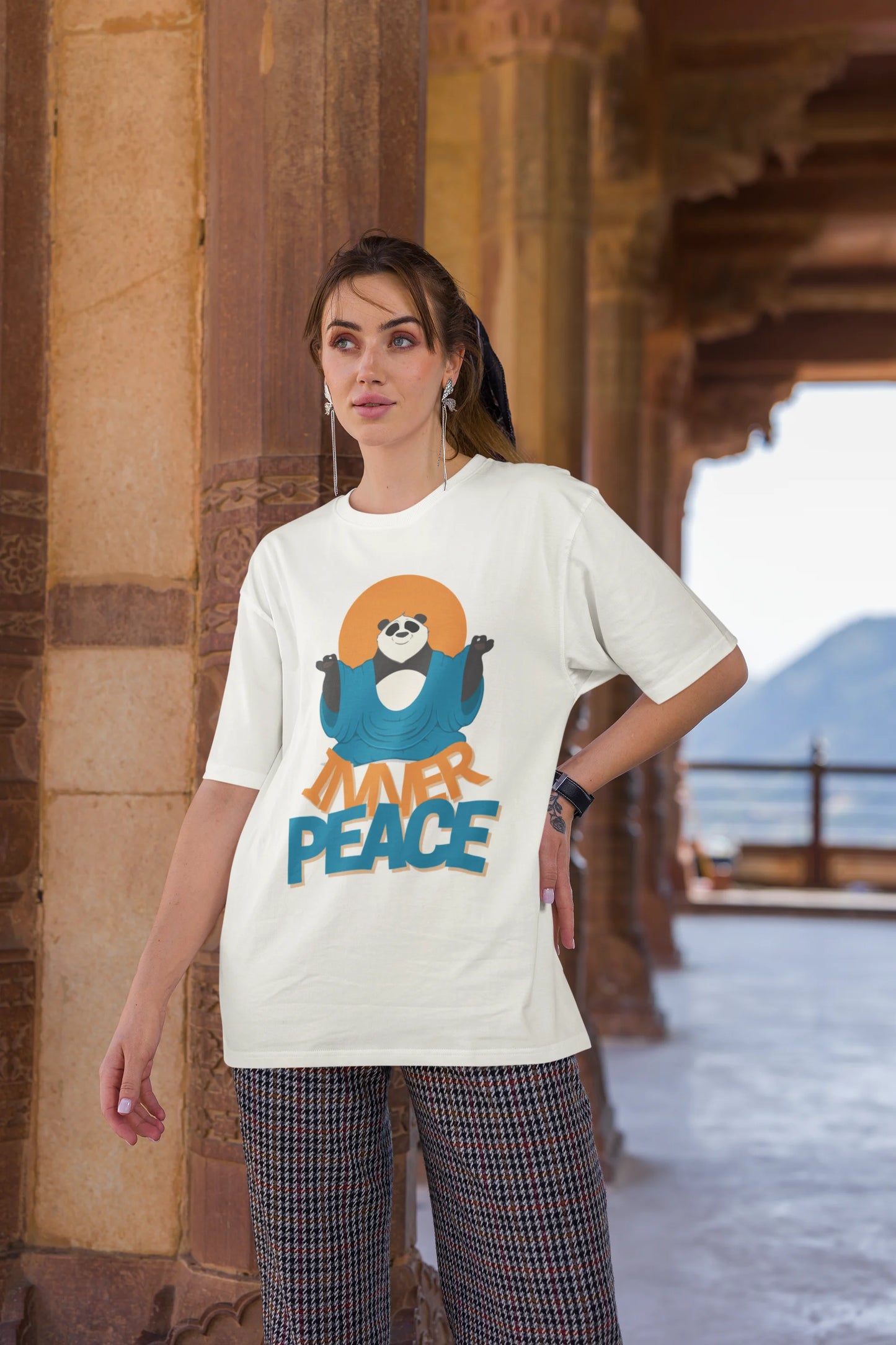 Inner Peace | Kung Fu Panda | Dropped Sleeve Unisex T-Shirt
