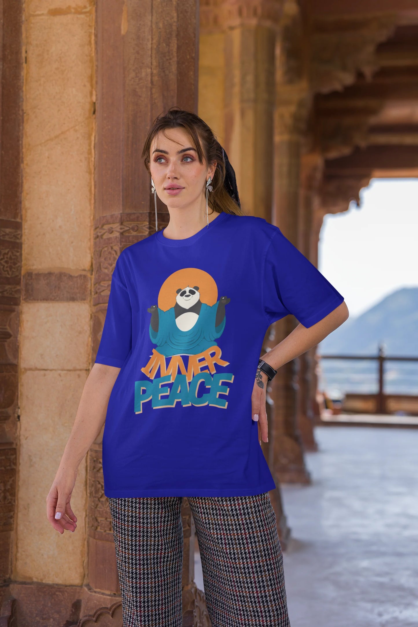 Inner Peace | Kung Fu Panda | Dropped Sleeve Unisex T-Shirt