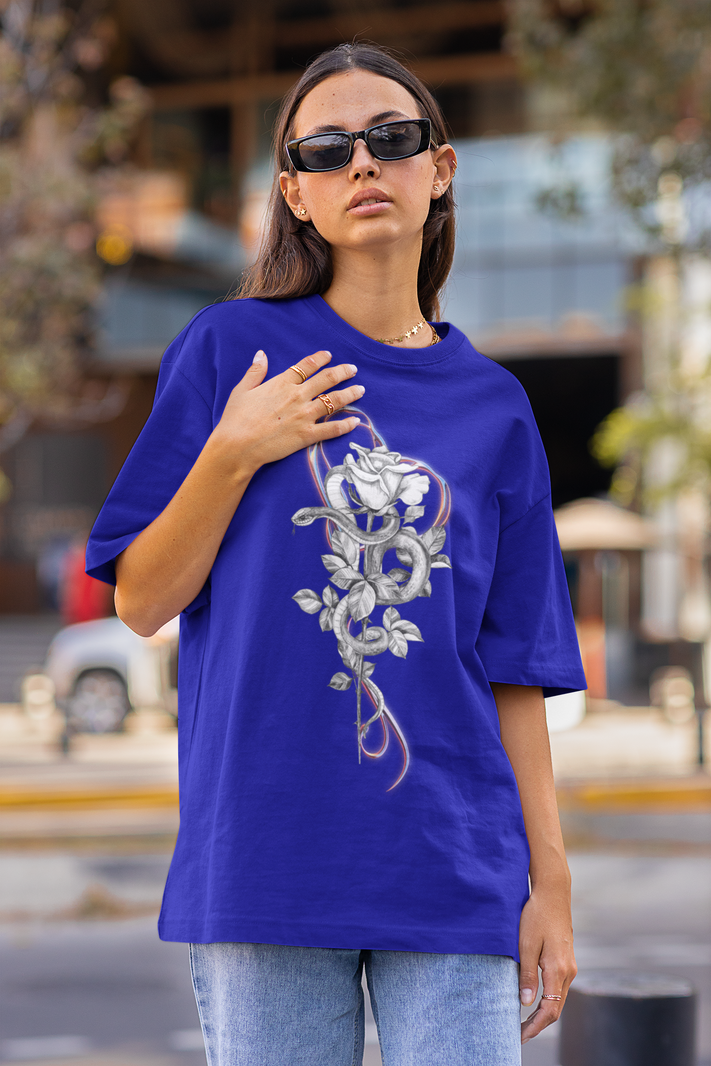 Serpentine | Dropped Sleeve Unisex T-Shirt