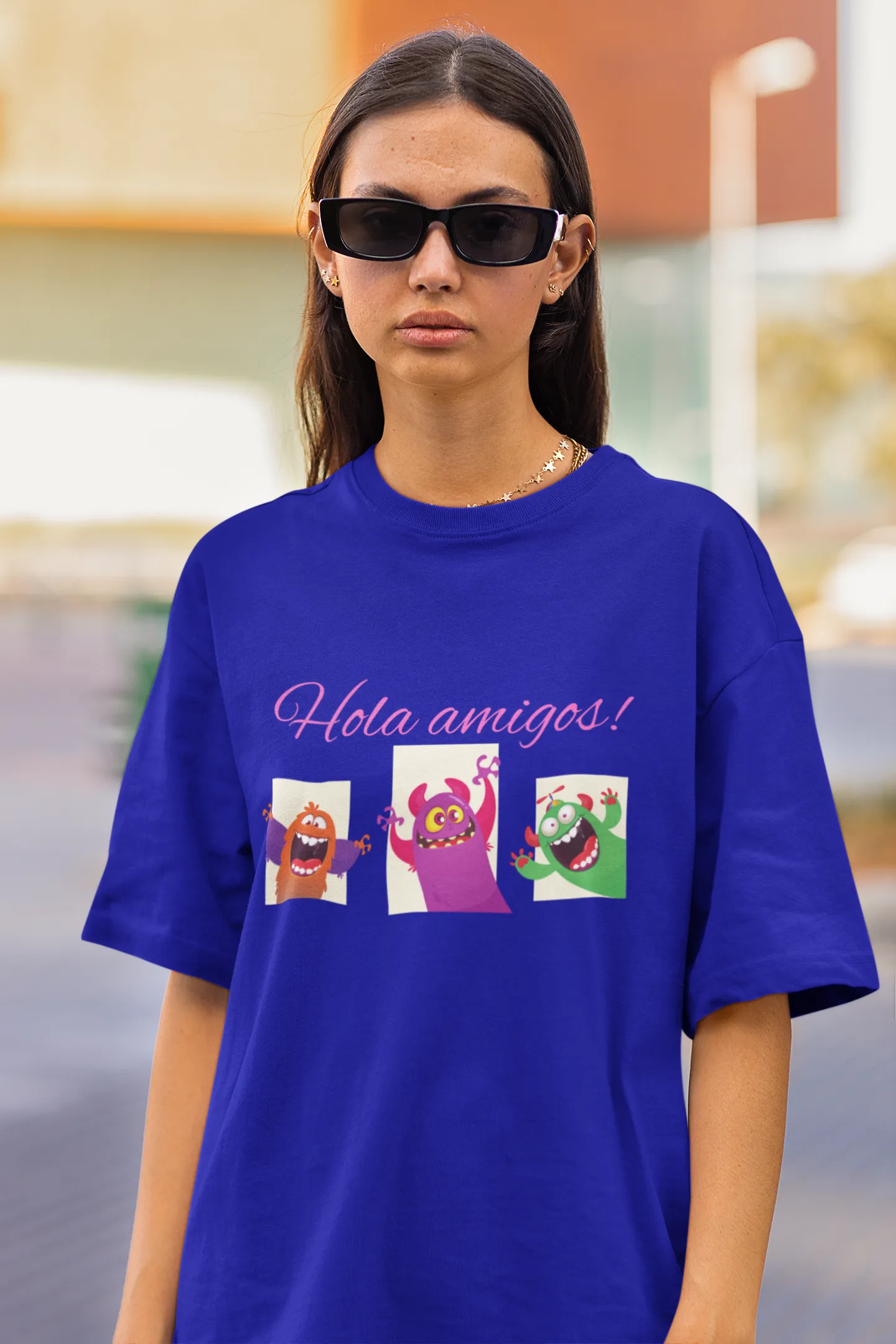 Hola Amigos |Disney | Dropped Sleeve Unisex Tee