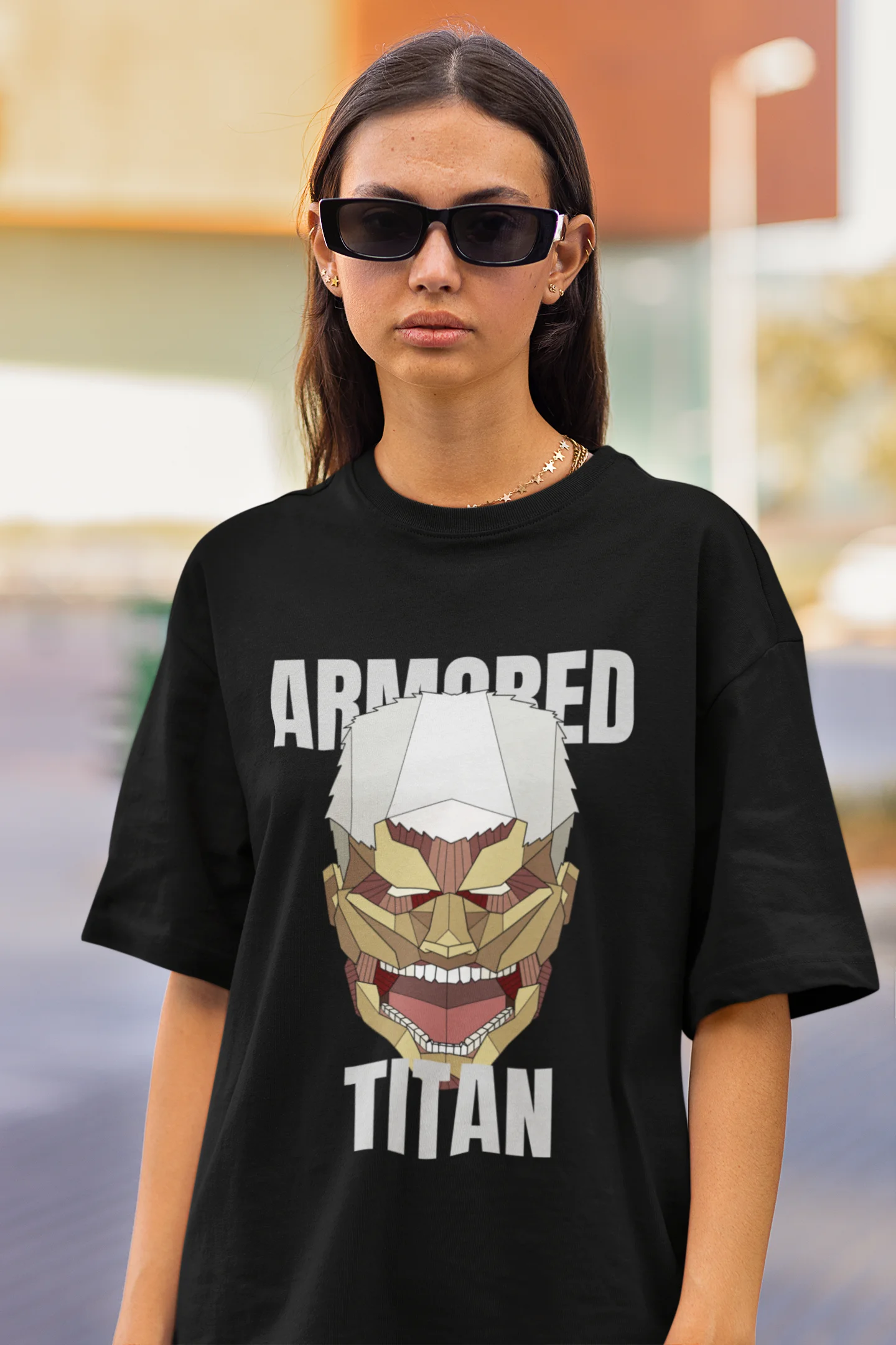 Armored Titan | Attack on Titan | Anime | Dropped Sleeve Unisex Tee