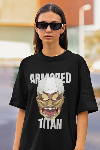 Armored Titan | Attack on Titan | Anime | Dropped Sleeve Unisex Tee