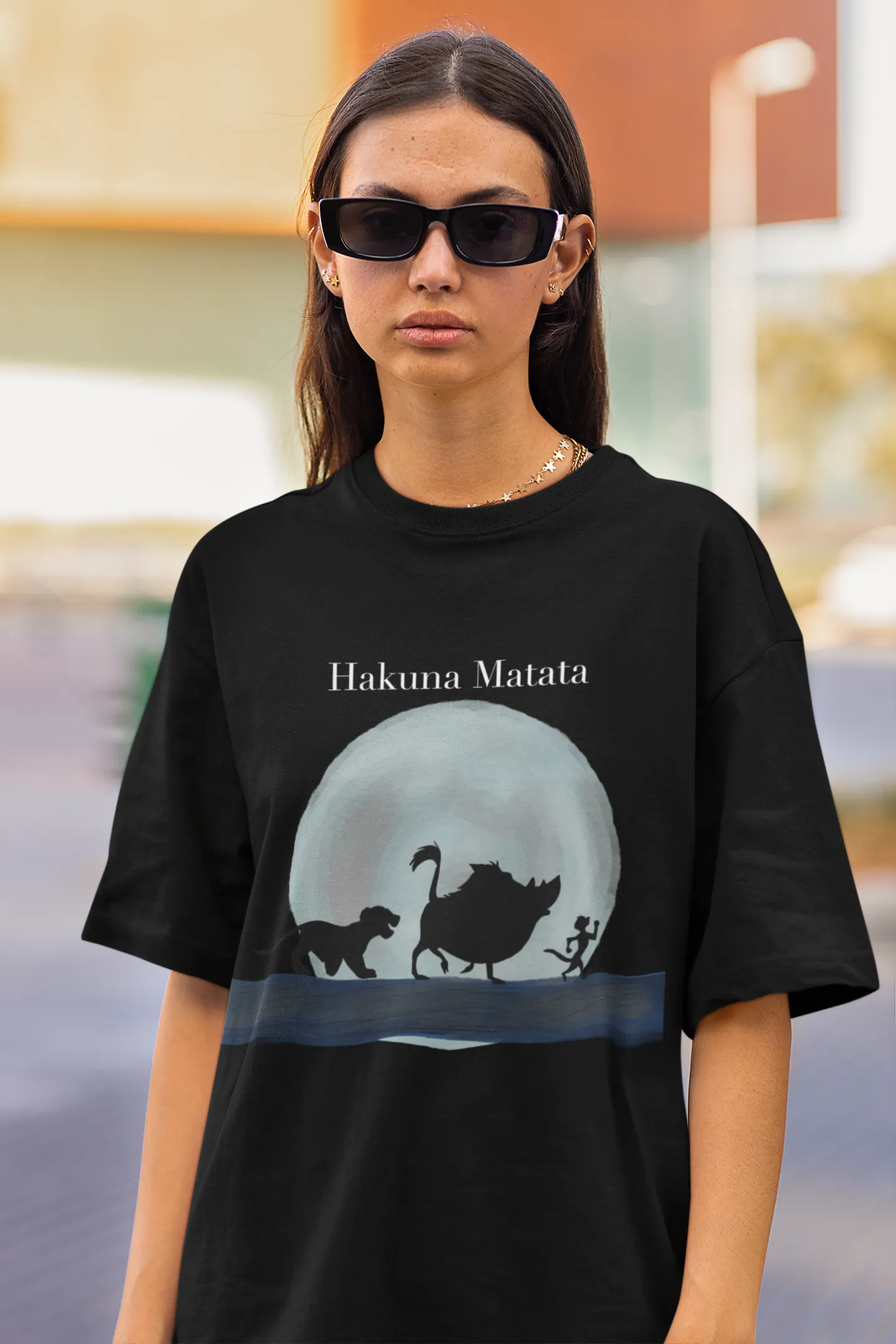 Hakuna Matata | Disney | Premium Oversized Half Sleeve Unisex T-Shirt