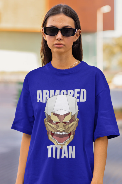 Armored Titan | Attack on Titan | Anime | Dropped Sleeve Unisex Tee