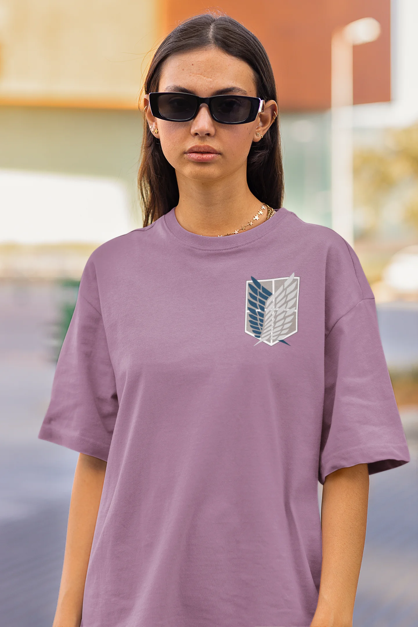 Attack on Titan | Oversized Half Sleeve Unisex Tee | Broke Memers