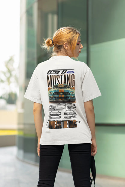 Mustang GT | Super Cars | Dropped Sleeve Unisex Tee