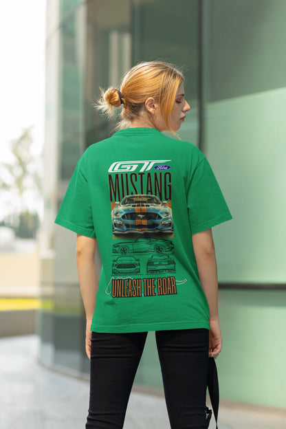 Mustang GT | Super Cars | Dropped Sleeve Unisex Tee