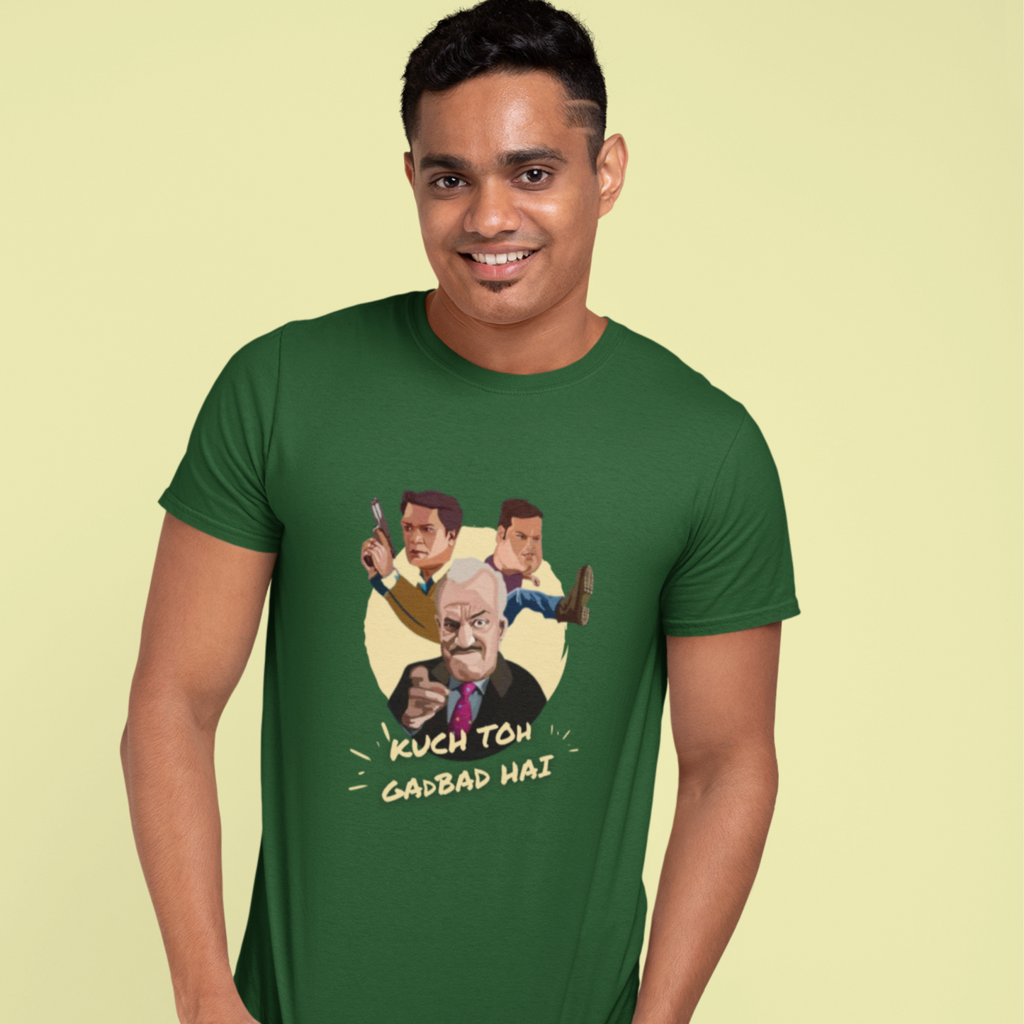 Kuchh to gadbad hai | Premium Half Sleeve Unisex T-Shirt