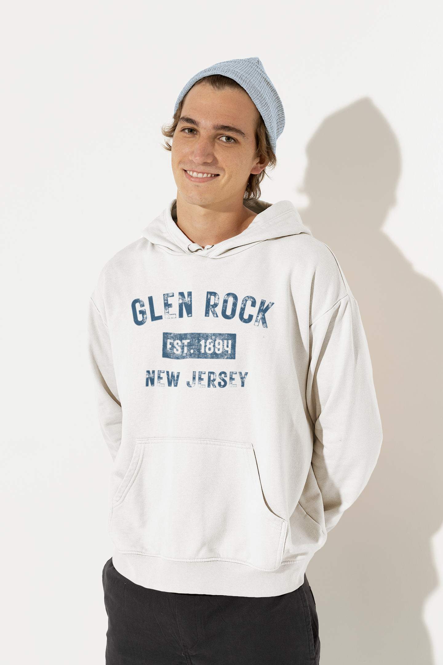 Glen Rock | Retro Theme | Premium Unisex Winter Hoodie