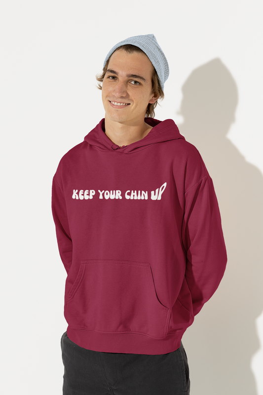 Keep your chin up | Premium Unisex Winter Hoodie