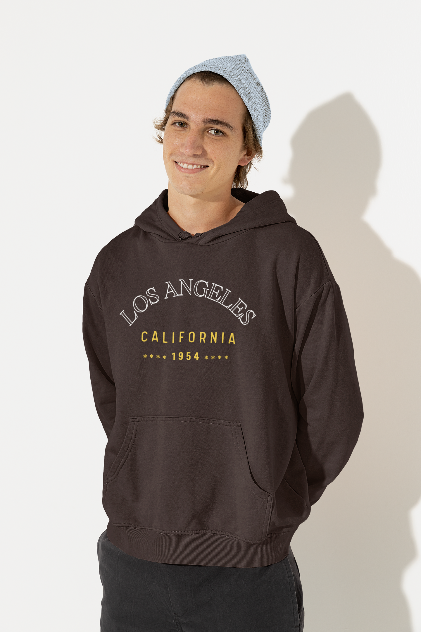 Los Angeles California | Retro Theme | Premium Unisex Winter Hoodie